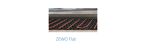 ZEWO Flat Fussbodenheizung Dünnschichtsystem