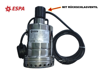 ESPA MXO 30 MA Edelstahl Tauchpumpe Schmutzwasserpumpe