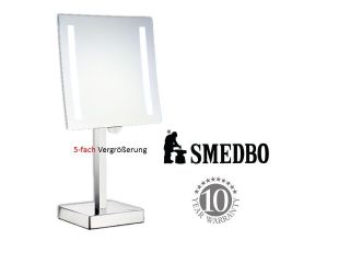 SMEDBO OUTLINE FK473E LED Kosmetikspiegel 5x Fach Vergrößerung