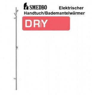 SMEDBO FK710 DRY Elektrischer Handtuchwärmer für Bademäntel Edelstahlpolier