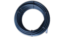 PE - HD Rohr 3/4" (25,0 x 2,3mm) PN 12,5 Rolle 50m schwarz/blau