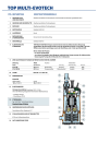 Pedrollo TOP Multi-Tech 2 S Automatic Pumpe 4800l/h 4,2bar mit 10m Kabel