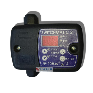 COELBO SWITCHMATIC einstellbarer Durchflusswächter ( 0,5 - 8 bar ) 1/4" 230V  für Hauswasserwerke