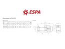 ESPA Aspri 25-4 Guss Kreiselpumpe 4,5bar 7,2 m³/h 230V selbstansaugend max.8m Art.96458