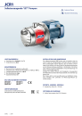 Pedrollo JET INOX Pumpe Selbstansaugend 4,8bar 3600l/ H Typ JCRm1A