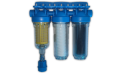 HYDRA-TRIO 3-stufiger Brunen Wasserfilter 1&quot;  90 mcr...