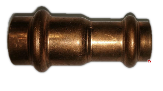 Viega PROFIPRESS Reduzier-Muffe Kupfer 2415.2 15x12 mm SC-Contur V