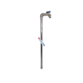 Edelstahl Zapfsäule / Standrohr 3/4" für Garten, Bau und Landwirtschaft