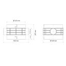 Intewa PLURAFIT Wasserfilter Basis Element für Sieb...