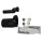 HAAS PE-Wand-WC-Anschlussgarnitur, etagiert, DN110/110 mit kappen weiss