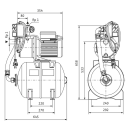 Wilo Jet HWJ- 203-EM-50 Hauswasserwerk 4,2bar 5m³/h...